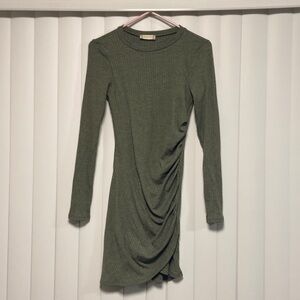 Altar’d State Green Long Sleeve Dress